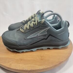 Altra Lone Peak 5 trail running Sneakers Shoes Women 8 gray blue